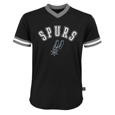 Outerstuff NBA Youth Boys (8-20) San Antonio Spurs Short Sleeve Mesh Fashion Top