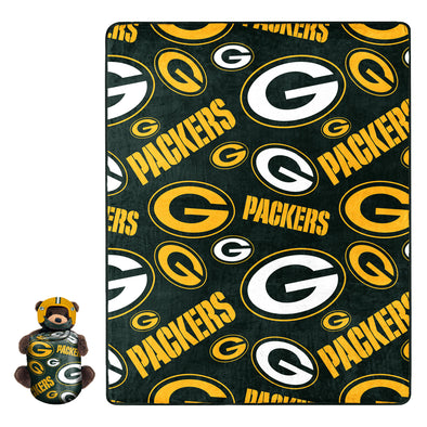 Northwest NFL Green Bay Packers Plush Bear Hugger W/ 40" X 50" Silk Touch Throw Blanket