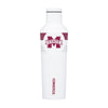 Corkcicle Mississippi State Bulldogs NCAA 2 Pack Canteen 16oz Modernist White Gym Stripe