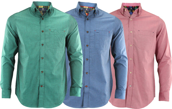 Argyle Culture Men's Button Up Oxford Shirt, Multiple Colors