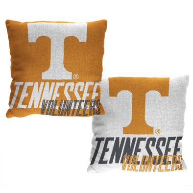 Northwest NCAA Tennessee Volunteers Reverb 20 x 20 Double Sided Jacquard Accent Throw Pillow
