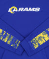 Zubaz NFL Men's Los Angeles Rams  Hoodie w/ Oxide Sleeves