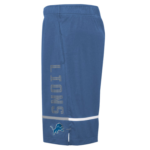 Outerstuff NFL Men's Detroit Lions Rusher Performance Shorts