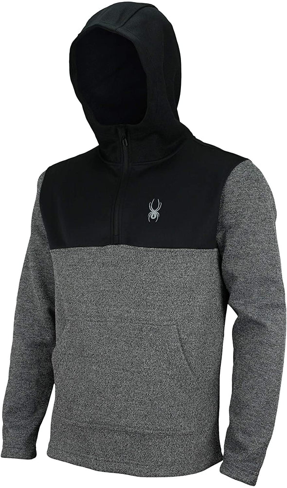 Spyder Men's Ray 1/4 Zip Pullover Hoodie, Color Options