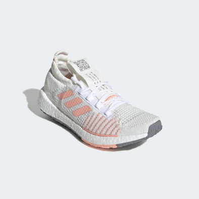 Adidas Women's Running PulseBOOST HD Sneaker, White/Glow Pink/Orchid Tint