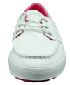 Skechers Women's Go Vulc Crew Walking Shoes - White / Pink