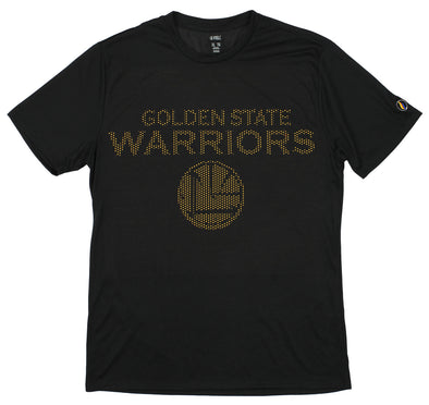 FISLL NBA Basketball Men's Golden State Warriors Short Sleeve Perforated T-Shirt