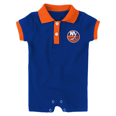 Outerstuff NHL Infants (12M-24M) New York Islanders Prepster Polo Romper