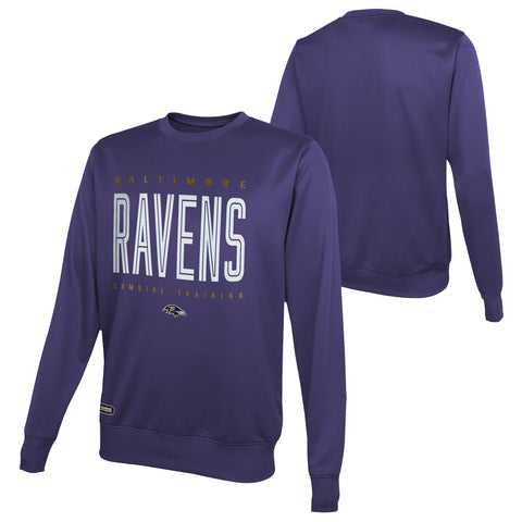 Outerstuff NFL Men's Baltimore Ravens Top Pick Performance Fleece Sweater