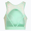 Adidas Women's Hyperglam Aeroready Training Light-Support Marble-Print Workout Bra, Multicolor/Pulse Mint