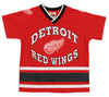 Detroit Red Wings NHL Boys Youth Short Sleeve V-Neck Knit Shirt, Red