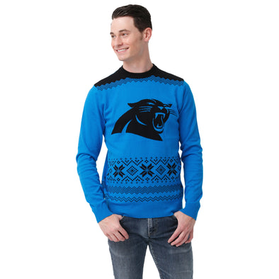 FOCO NFL Men's Carolina Panthers 2021 Ugly Sweater