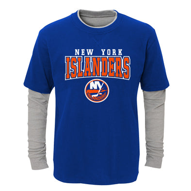 Outerstuff NHL Little Boys New York Islanders Playmaker Long Sleeve Tee