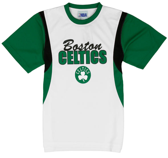 Outerstuff MLB Baseball Kids / Youth Boston Celtics Performance Play Dri T-Shirt - White