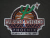 Adidas NBA Men's ALL STAR WEEKEND Phoenix Thermal Retro Shirt, Dark Grey