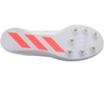 Adidas Men's Performance Adizero LJ Track Shoes, White/Solar Red/Silver
