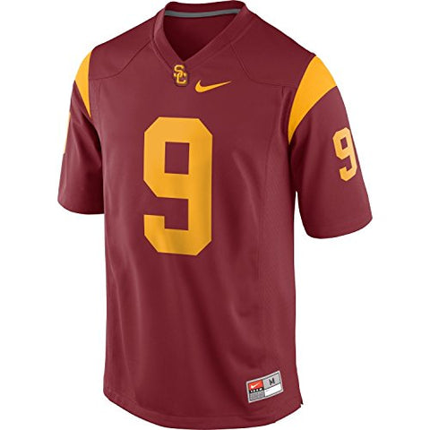 Nike USC Trojans NCAA Kids #9 Replica Football Jersey, Cardinal Red