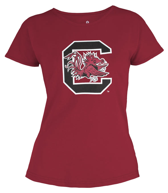 Outerstuff NCAA Youth Girls South Carolina Gamecocks Dolman Primary Logo Shirt