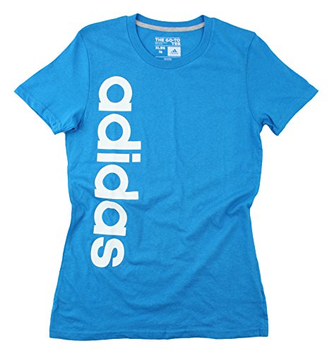 Adidas Youth Girls Short Sleeve Linear Adi Logo Tee Top Shirt - Many Colors