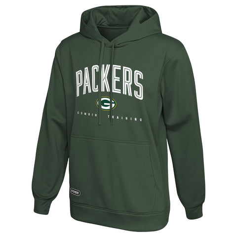 Outerstuff NFL Men's Green Bay Packers Up Field Performance Fleece Hoodie