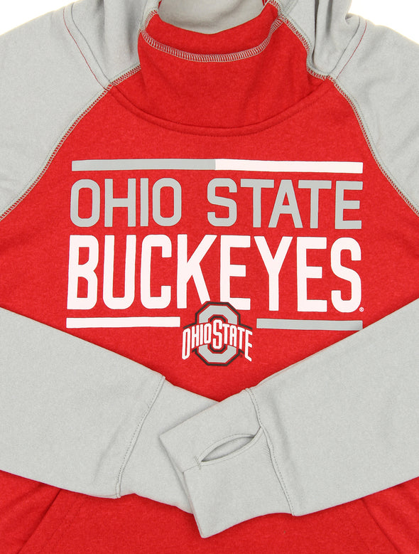 Outerstuff NCAA Youth Girls Ohio State Buckeyes Format Funnel Hoodie