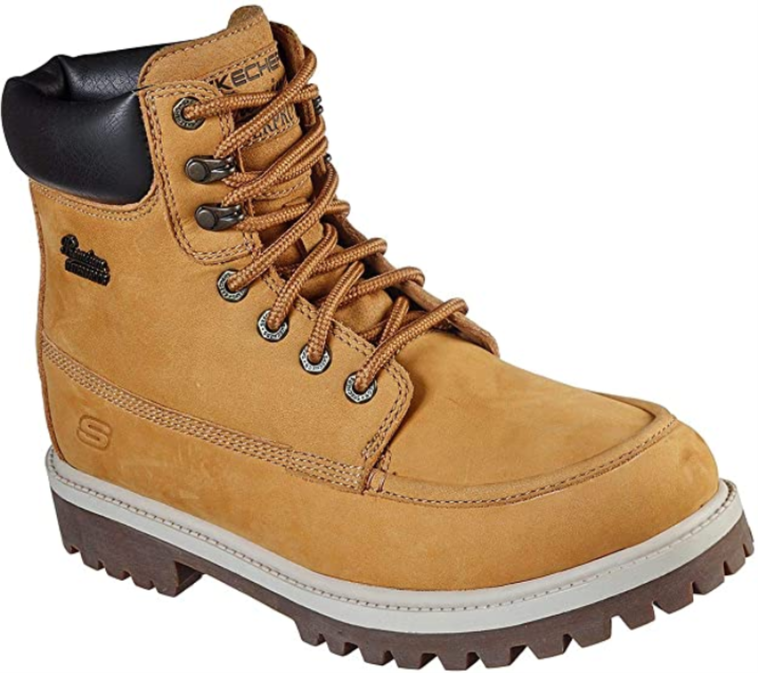 Skechers Men s Relaxed Fit Verdict Range Top Ankle Boot Metal