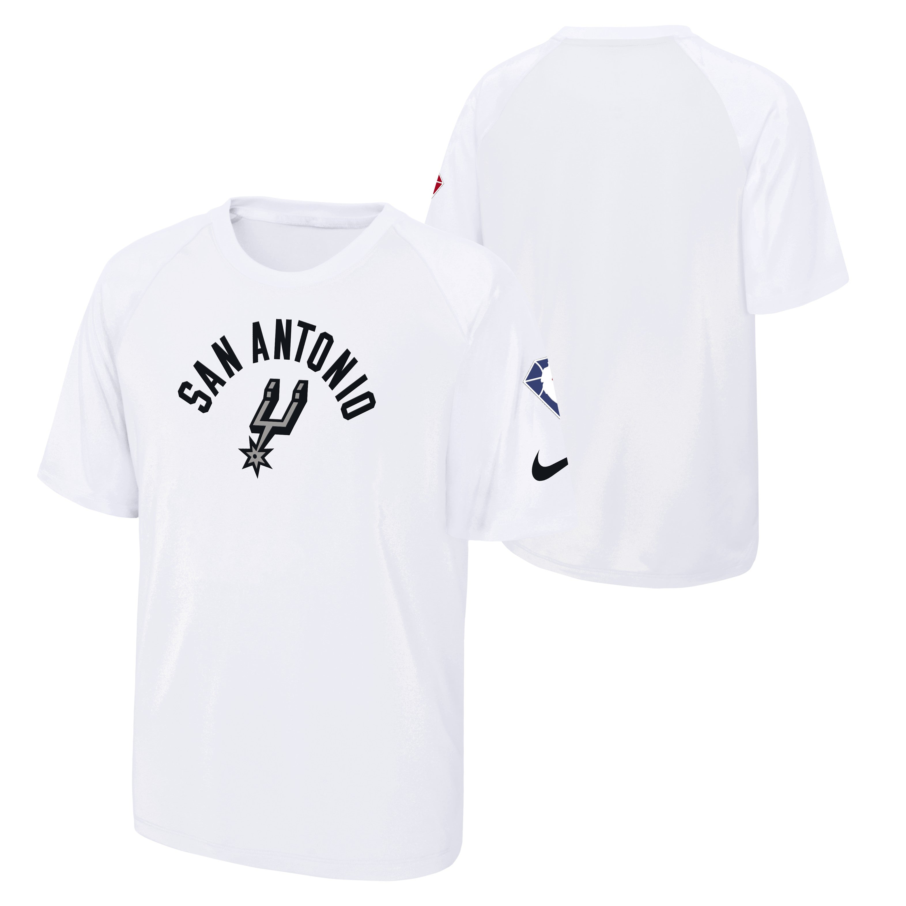 Outerstuff Youth San Antonio Spurs White Logo T-Shirt