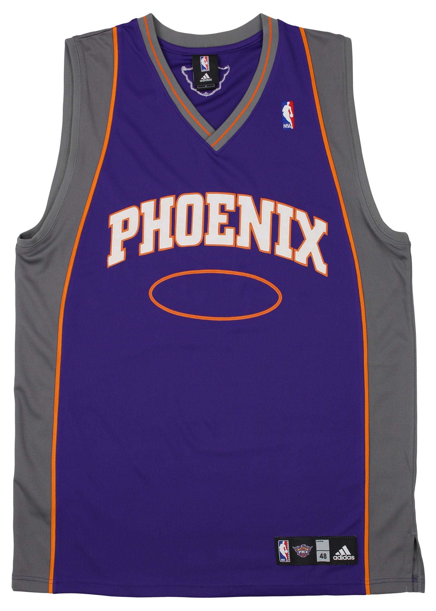 Adidas NBA Men's Phoenix Suns Blank Basketball Jersey, Purple