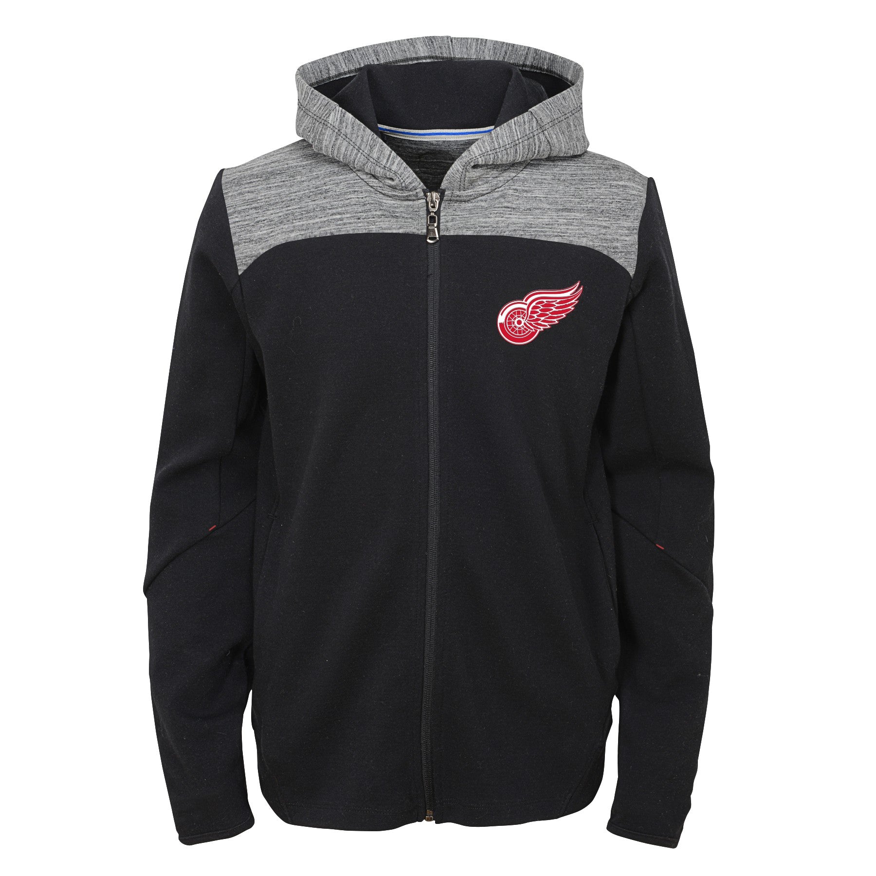 NHL Detroit Red Wings Boys' Poly Fleece Hooded Sweatshirt - L