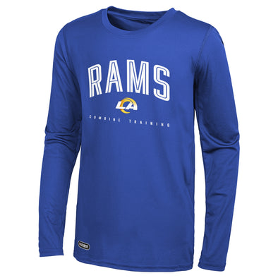 Outerstuff NFL Men's Los Angeles Rams Up Field Performance T-Shirt Top