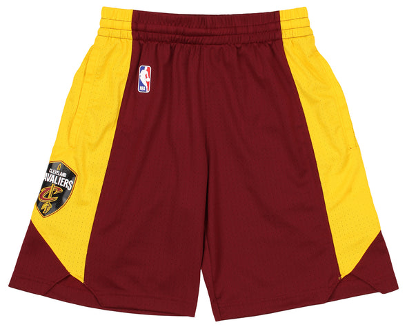 Outerstuff Cleveland Cavaliers NBA Boys Youth Practice Shorts, Wine/Gold