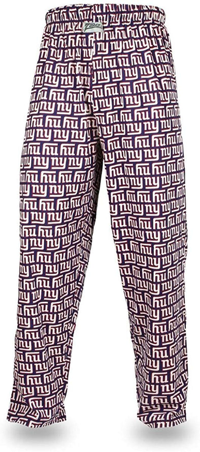 Zubaz NFL Football Men's New York Giants Print Logo Comfy Pants