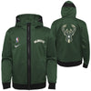 Nike NBA Youth (8-20) Milwaukee Bucks Lightweight Hooded Full Zip Jacket
