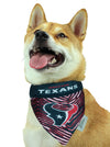 Zubaz X Pets First NFL Houston Texans Reversible Bandana For Dogs & Cats