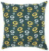 FOCO NFL Green Bay Packers 2 Pack Couch Throw Pillow Covers, 18 x 18