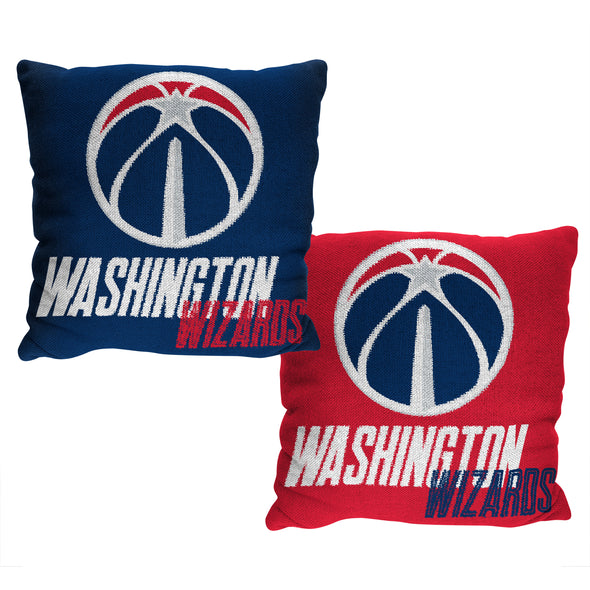Northwest NBA Washington Wizards Double Sided Jacquard Accent Throw Pillow