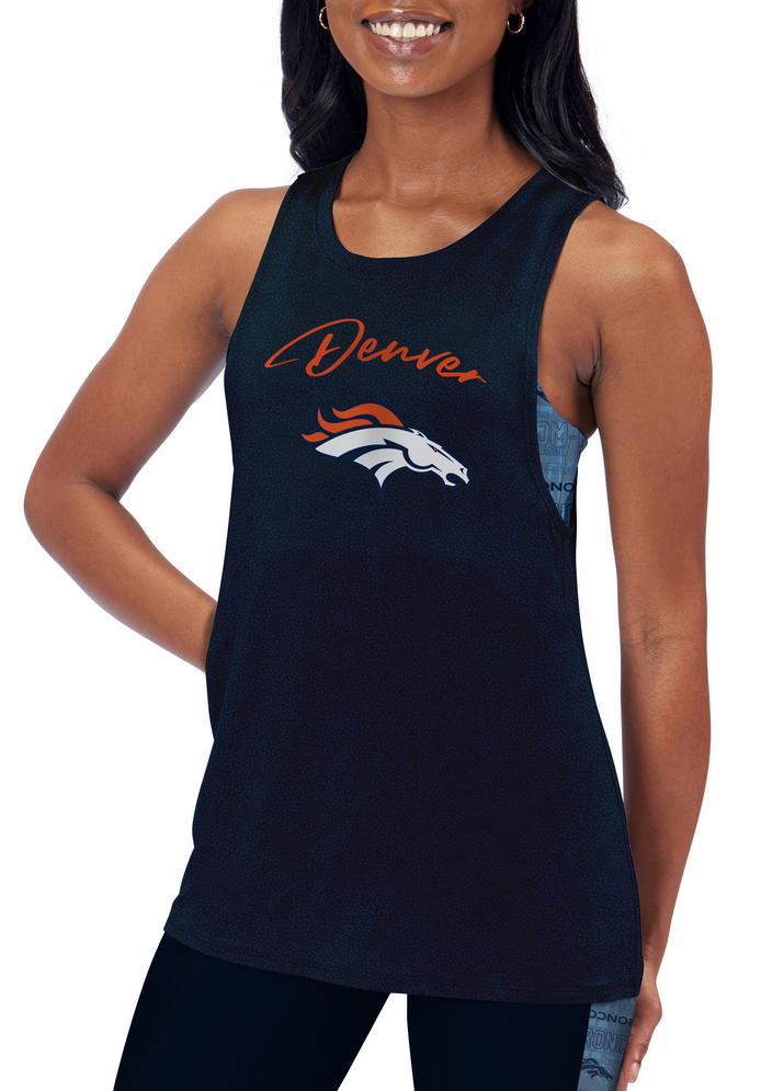 Denver Broncos Shirt Women's Medium Orange Blue NFL Team Apparel Athletic  Ladies