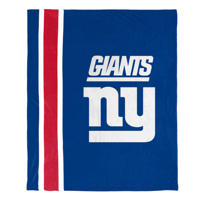 FOCO NFL New York Giants Plush Soft Micro Raschel Throw Blanket, 50 x 60