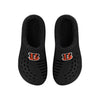 FOCO NFL Men's Cincinnati Bengals Sherpa Lined Big Logo Clogs