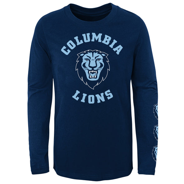 Outerstuff Columbia Lions NCAA Boy's Youth (8-20) For The Love of The Game 3 in 1 Tee Combo, Blue