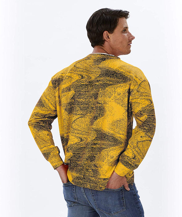 Zubaz NFL Football Men's Pittsburgh Steelers Static Crew Neck Sweatshirt