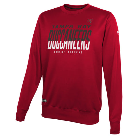 New Era Tampa Bay Buccaneers NFL Men's Pro Style Long Sleeve Shirt, Red
