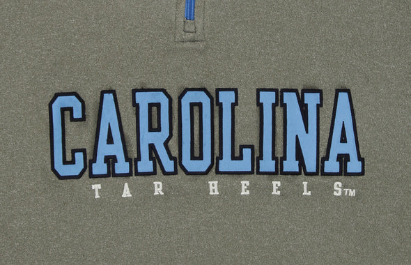 NCAA Men's Basic 1/4 Zip Hooded Pullover, North Carolina Tar Heels