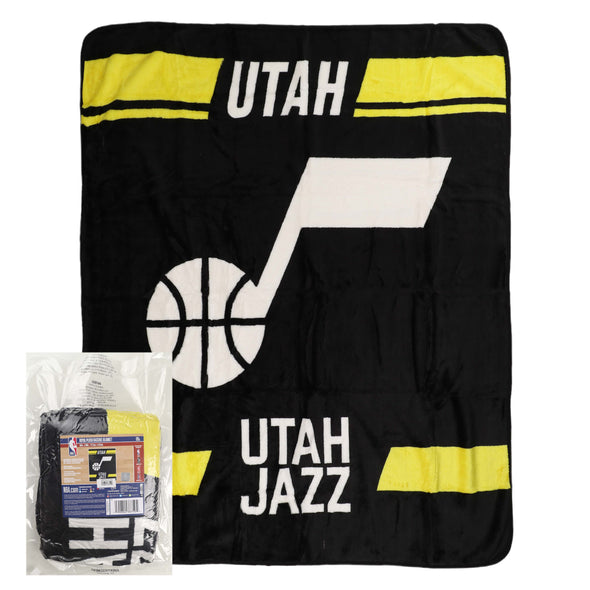 Northwest NBA Utah Jazz Legion Raschel Throw, 50" x 60"