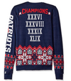 FOCO NFL Men's New England Patriots Commemorative Super Bowl Ugly Sweater