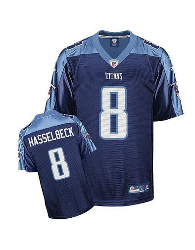 Reebok NFL Men's Tennessee Titans Matt Hasselbeck # 8 Replica Jersey