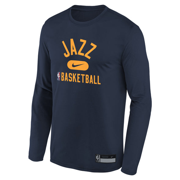 Nike NBA Youth Utah Jazz Essential Practice Long Sleeve T-Shirt
