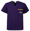 Fabrique Innovations NFL Unisex Baltimore Ravens Team Color Scrub Top