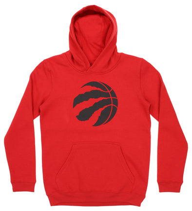 Outerstuff NBA Youth Toronto Raptors Primary Logo FLC Hoodie, Red