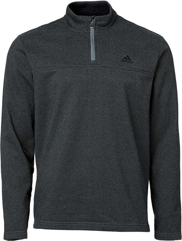 adidas Men's Advantage 1/4-Zip Golf Pullover Sweater, Vista Grey
